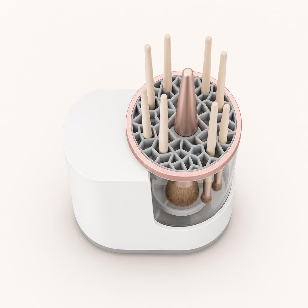 Holds up to 8 brushes at once